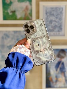 قاب Hello Kitty نگینی (کدC2122) - تصویر 8