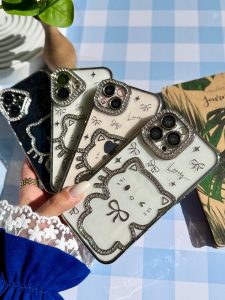 قاب Hello Kitty نگینی (کدC2122) - تصویر 7